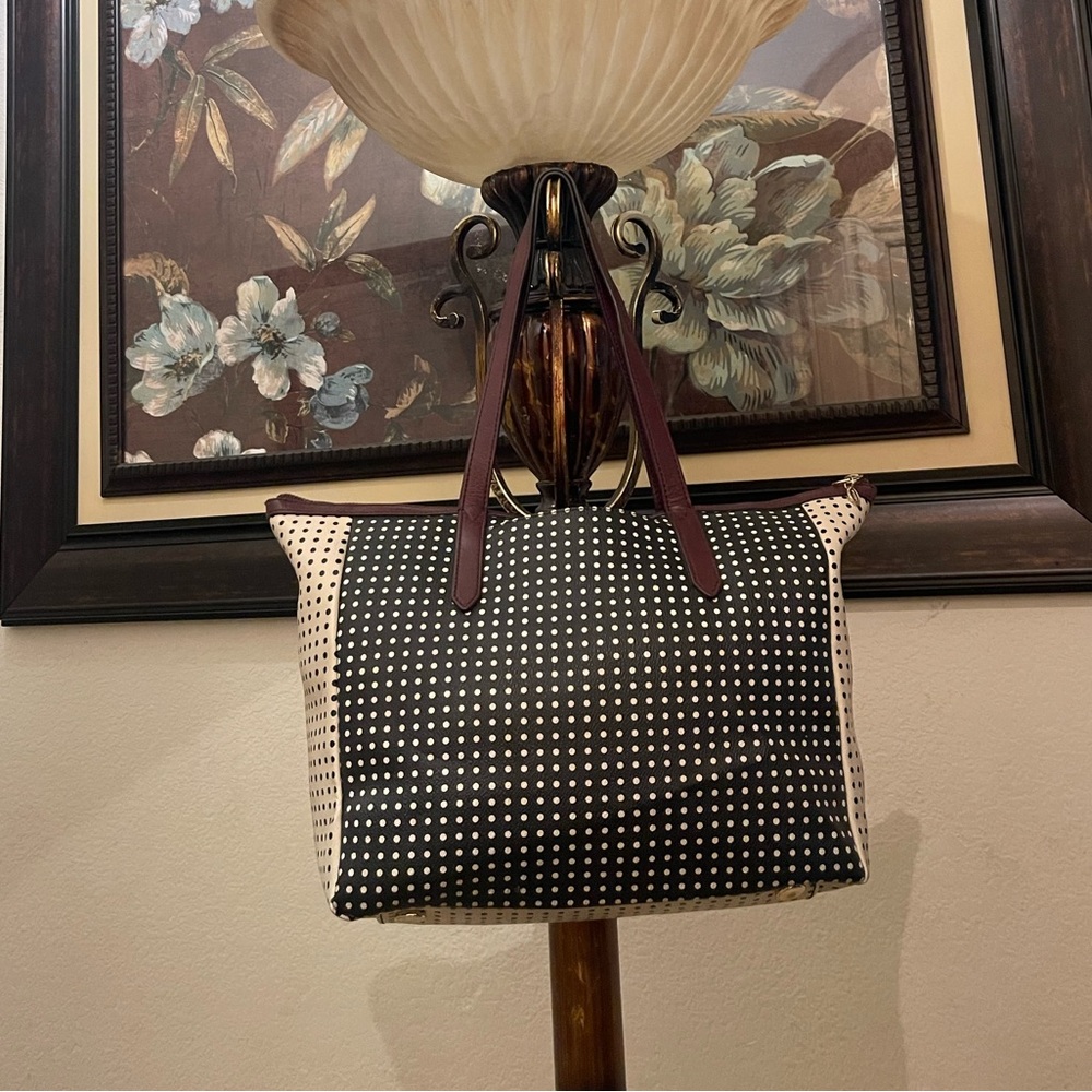 Stylish Black and Cream Women's Tote Bag
